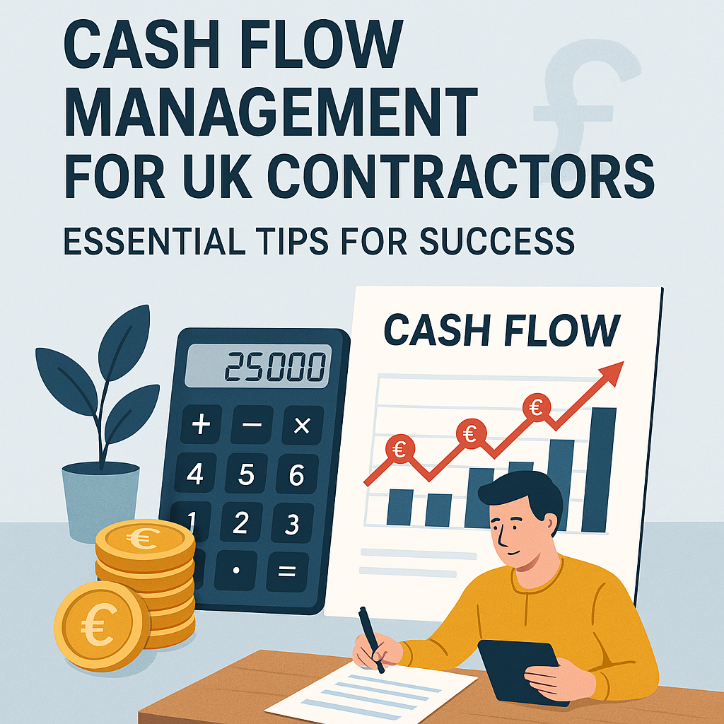 Illustration of Cash Flow Management for UK Contractors: Essential Tips for Success