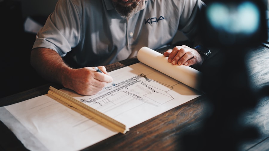 Construction plans and blueprints