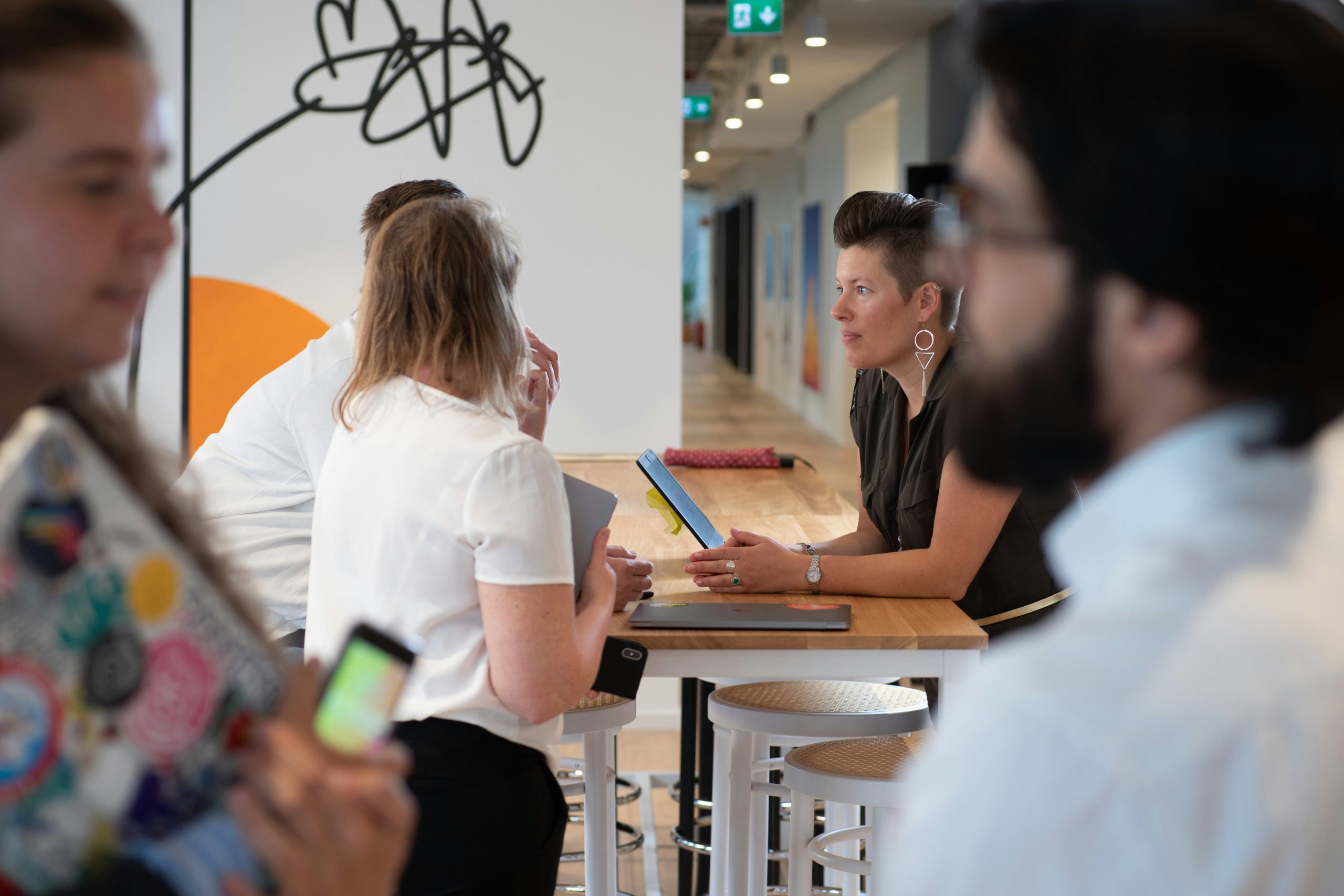 Growing business team
