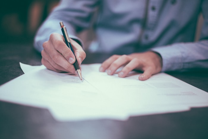 Reviewing a contract document
