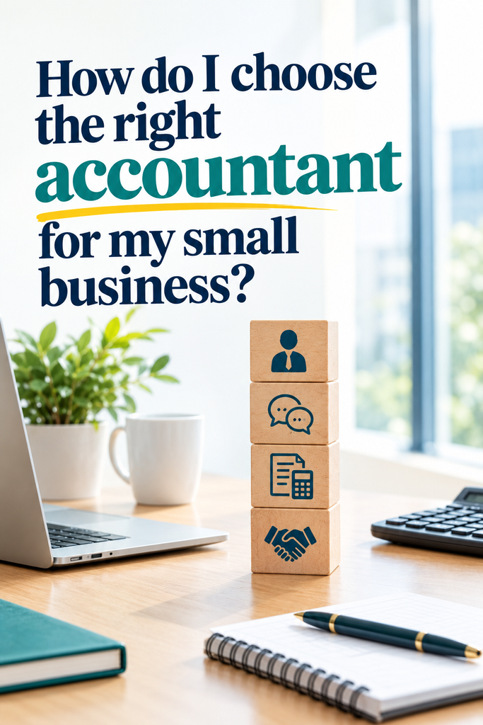 choose the right accountant for your small business